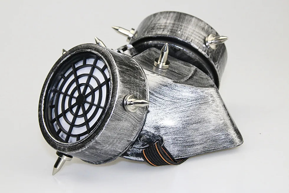 Steampunk Spiked Gas Mask & Goggles 🕶️🔥