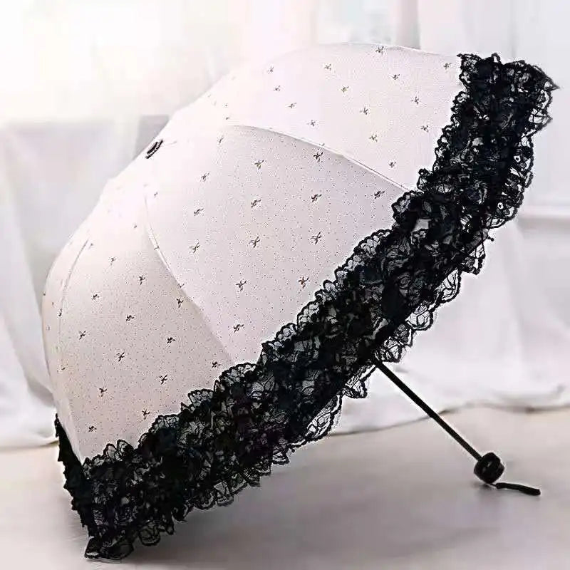 Gothic Lace Parasol – Elegant UV Protection Umbrella ☔🖤