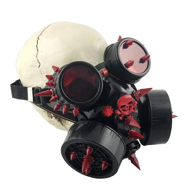 Coslan Steampunk Gas Mask & Goggles 🏴‍☠️🔮